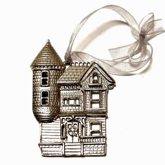 Vintage Kirk Stieff Pewter Victorian Home Ornament - Picture 1 of 3